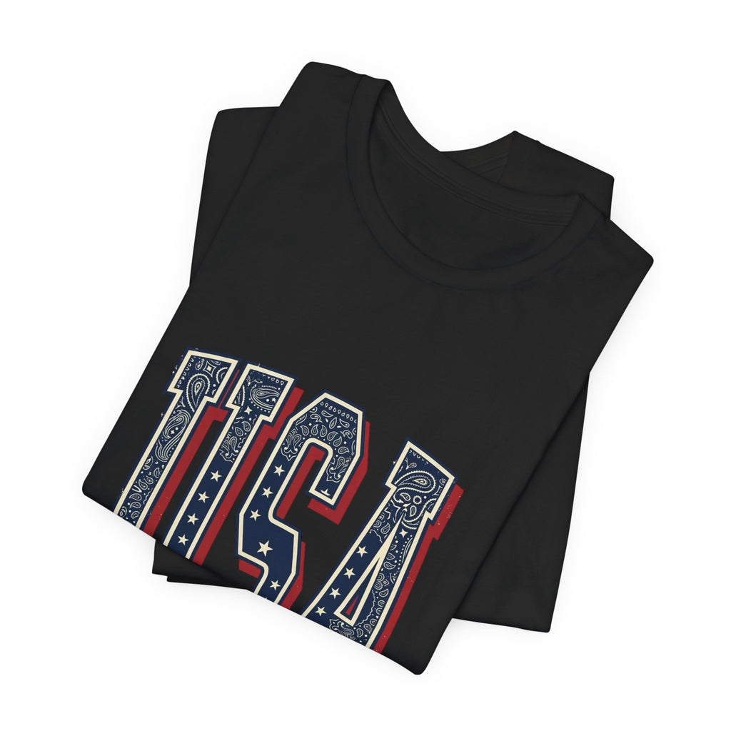 USA Vintage Americana Tee | 4th of July Stars & Stripes Patriotic Top