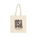Vintage USA Typography Tote | 4th of July Americana Stars & Stripes