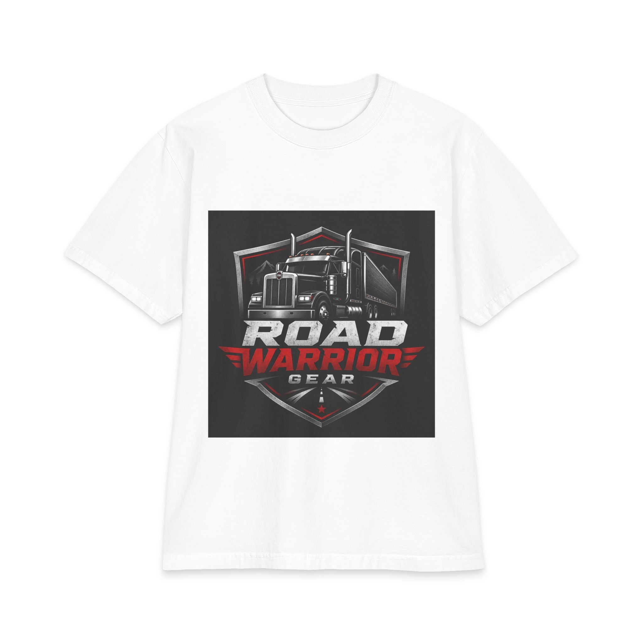 Road Warrior Graphic T-Shirt — "Road Warrior Gear" Trucker & Motivation Tee